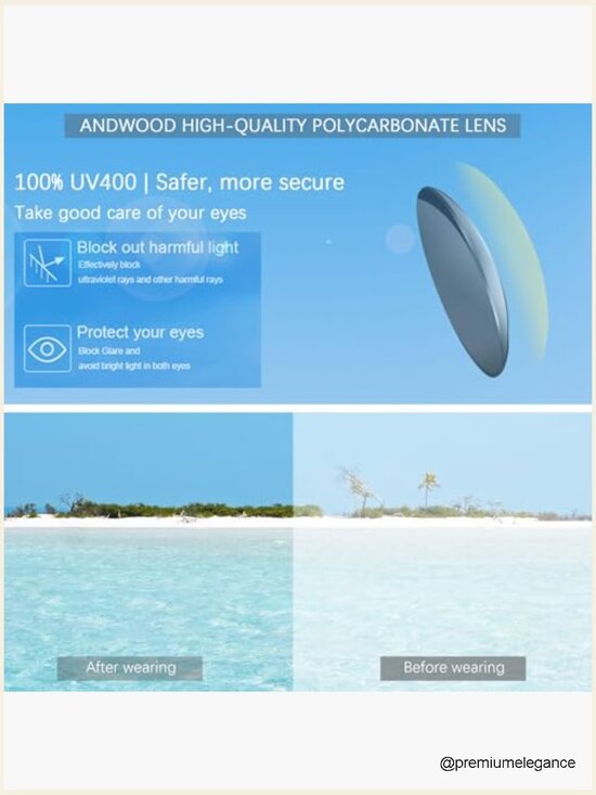 Cat Eye Sunglasses Polarized UV400 Protection Vintage Square Retro Classic main image 6